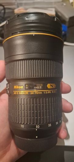 Nikon AF-S 24-70 1:2.8G ED camera lens