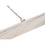 Free Standing Mirror Wood Natural Shabby Chic Image 3