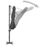 Cantilever Umbrella with Aluminium Pole Anthracite 300 cm Image 7