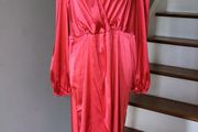 Shein red satin dress, Size 2XL / UK20