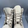 Timberland Womens Sz UK 5 EU83 Stone White Premium 6-inch Leather Boots Gum Sole Image 8