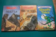 Vintage Ladybird Horror &amp; Mystery Classics: 3-Book First Edition Lot (Dracula, The Mummy, Ghostly Tales)