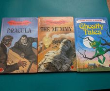 Vintage Ladybird Horror & Mystery Classics: 3-Book First Edition Lot (Dracula, The Mummy, Ghostly Tales)
