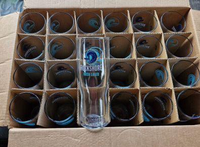 24 New Rockshore Larger Pint Glasses