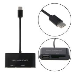 USB 3.1 Type C Host OTG Micro SD Card Reader For Samsung Macbook Huawei Sony PC