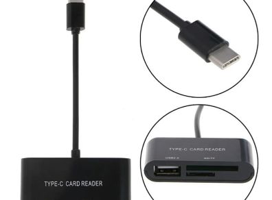 USB 3.1 Type C Host OTG Micro SD Card Reader For Samsung Macbook Huawei Sony PC