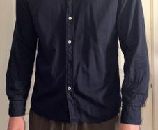 Navy Cotton Shirt