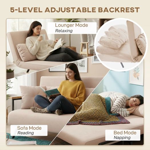 Sleeper Sofa 2 Seater Sofa Velvet Sofa, Sleeper Function, incl. 2 Pillows