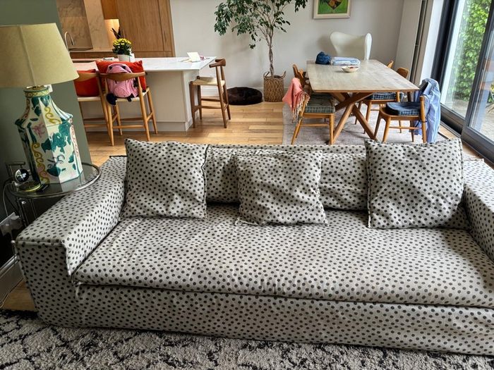 Polka dot couch for sale