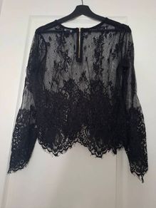 Black lace top