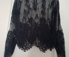 Black lace top