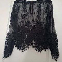 Black lace top