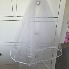 white Communion veil for sale