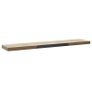 Floating Wall Shelves 4 pcs Oak 120x23.5x3.8 cm MDF Image 4