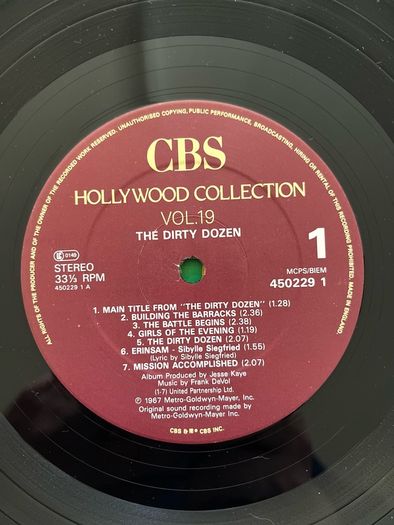 The Dirty Dozen vinyl lp