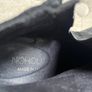 Black Leather Suede Ankle Boots Image 4