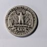 USA silver Quarter 1944 Image 4