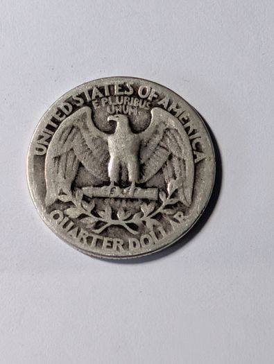USA silver Quarter 1944