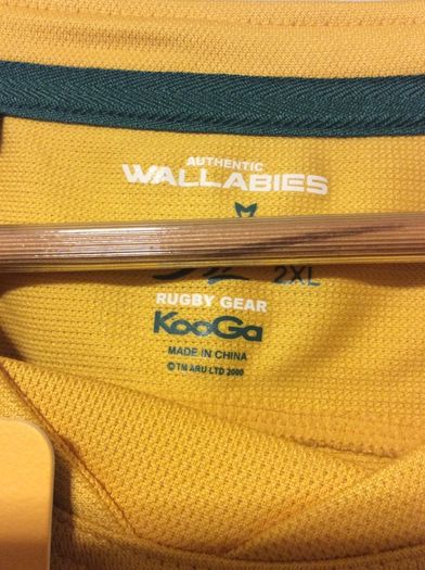 Australia Rugby Jersey. Official Kooga Mens Home Jersey. Authentic Original Kooga Product. Not Ireland. Not Leinster. Not Munster.