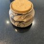 Ceramic vintage  pot with cork lid Image 8