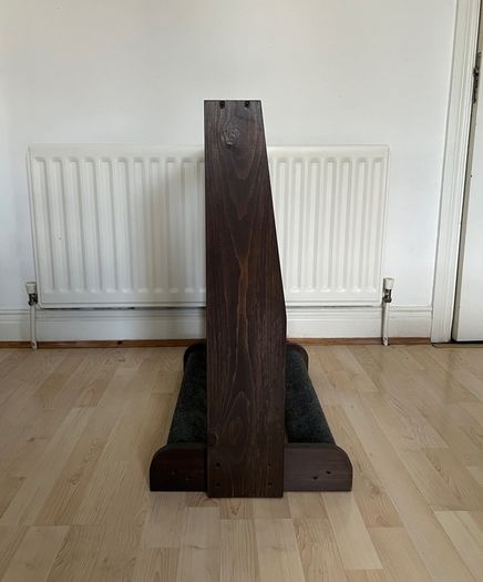 4-Guitar Stand - Dark Walnut
