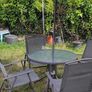 Home Garden Furniture Set Table, 4 Chairs & Parasol 100.00 Image 4