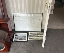 Vintage Dun Laoghaire map and photos