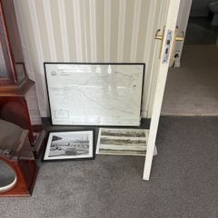 Vintage Dun Laoghaire map and photos