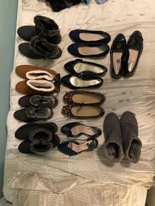 10 Pairs of heels and boots all size 5 uk