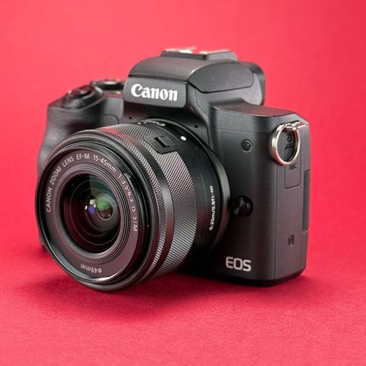 Canon EOS M50 Mirrorless Digital Camera with EF-M 15-45mm Lens