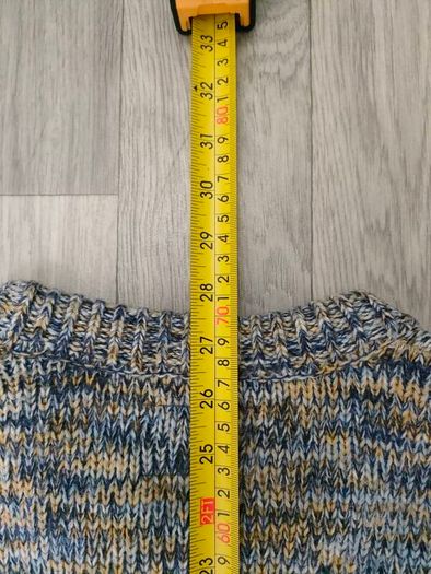 Folk Fisherman Wool Blend Crewneck Jumper Sweater Mens M/L
