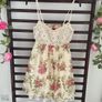 dress Bnwot cream floral mini dress size medium Christina V brand Image 2
