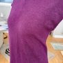 Lainey Wine cashmere Dress Image 5