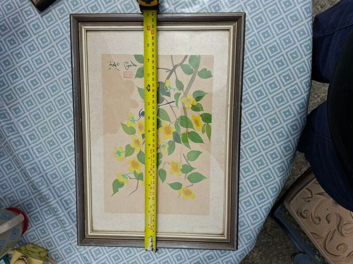 Vintage East Asian Silk Hand painting