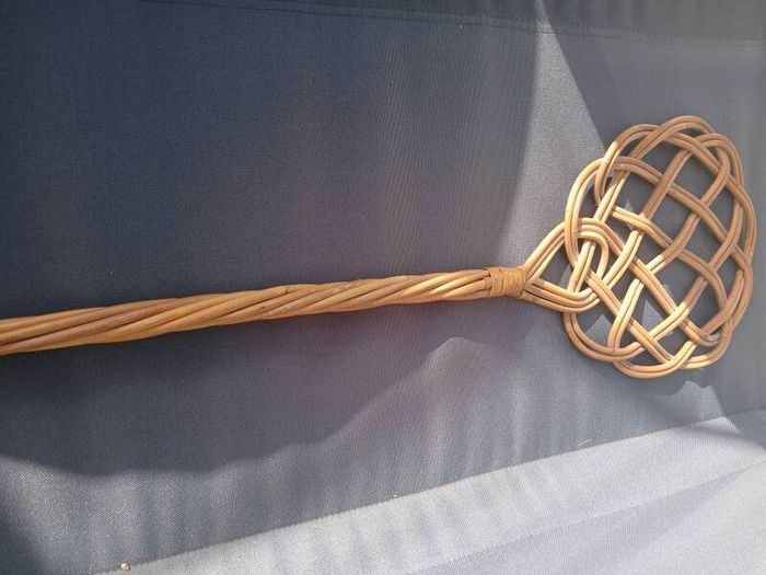 Vintage Rattan Carpet Beater