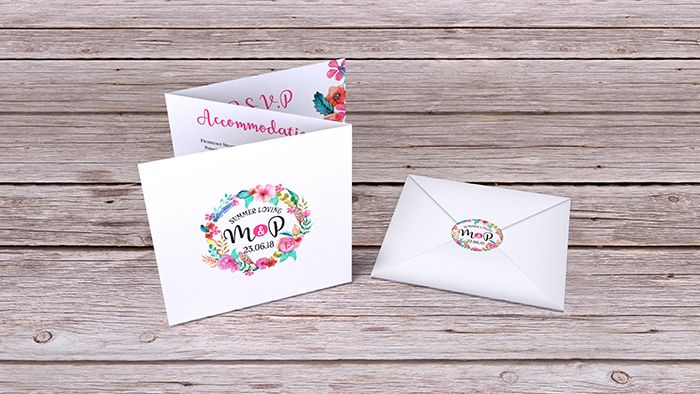 Summer Trifold Invite