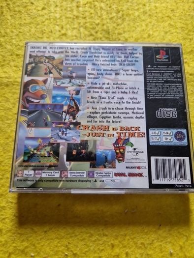 Crash Bandicoot 3 Warped PlayStation 1 ps1 PlayStation 2 ps2 games Original
