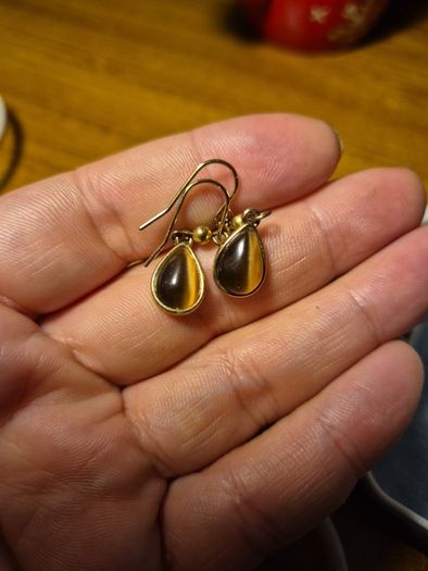 Vintage Earrings M&S Brand Gold Plated