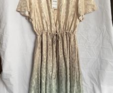 Mos Mosh Ombre Leopard Jacquard Midi Dress Size L BNWT