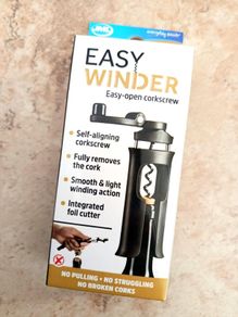 JML Easy Winder Wine Corkscrew Fully Removes The Cork No Pulling No Stuggle NEW
