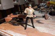 star wars Luke Skywalker &amp; speeder bike
