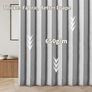 Blackout Folding Door Curtain Magnetic Sliding Door for Closet Pleated Concertina Doorway Curtain Accordion Door Interior Room Divider Bedroom Living Room 42x78,Grey Image 4