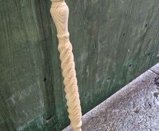 Twisted stairs spindle 12 available, unfinished