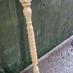 Twisted stairs spindle 12 available, unfinished