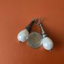 Vintage Sterling Silver Earrings 925 Image 6