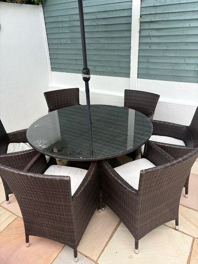 Rattan Patio Table and Chairs