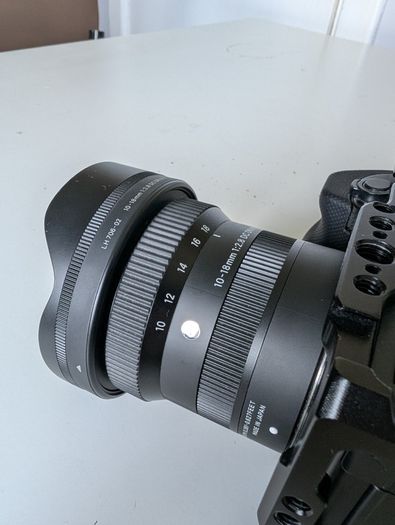 Sony ZV-E10 with Sigma 10-18 mm wide angle lens