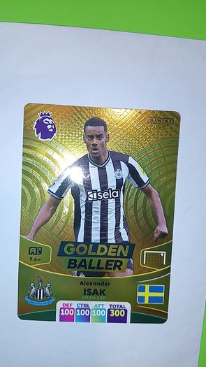 Panini Match Attax Gold Baller Cards x3