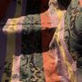 Vintage Luxury Silk Fabric Double Sided Image 8