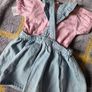 F&F Soft Pinafore with Bodysuit - 3-6m Image 6